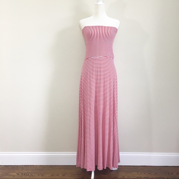 GAP Dresses & Skirts - EUC Gap strapless striped maxi dress M